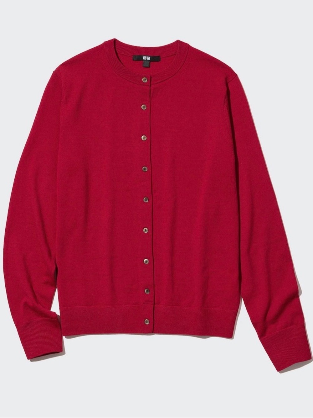 Uniqlo 100% Merino Wool Sweater Red Size Small